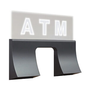 ATM Topper Single Sided 1700W, G1900, G2500 Sloped Base