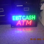 EBT CASH ATM LED WINDOW SIGN